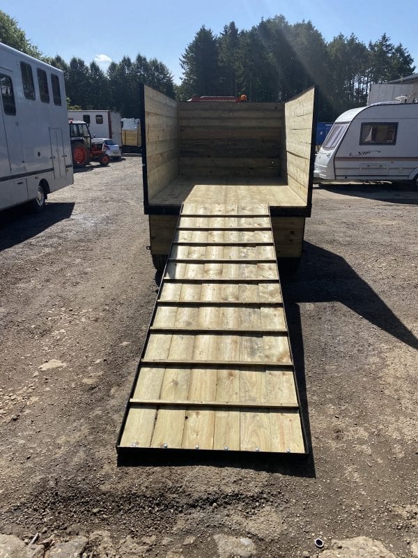 wooden trailer